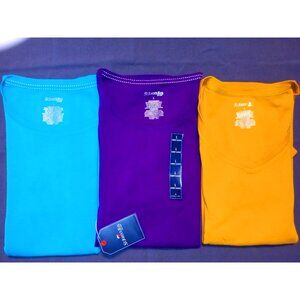 St. John's Bay Violet Large Tee (New), Plus 2 Bonus St. John's Bay L Tees